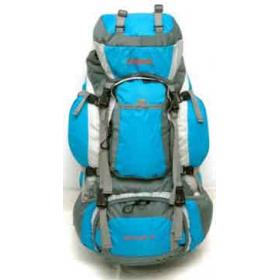 BACK PACK MONTANA 60LT BLUE POLYESTER 600D-ALUM POLES -AIRVE